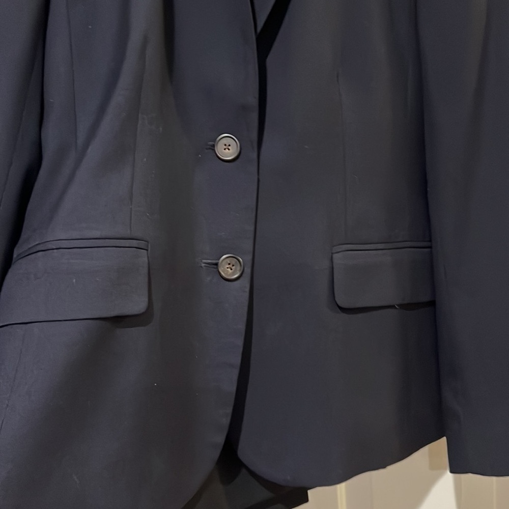 J. Crew Navy skirt suit super 120’s wool - Picture 2 of 13